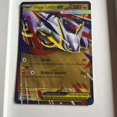 Mega Latias ex - 100/132 - ME01: Mega Evolution NM Pokemon Karte