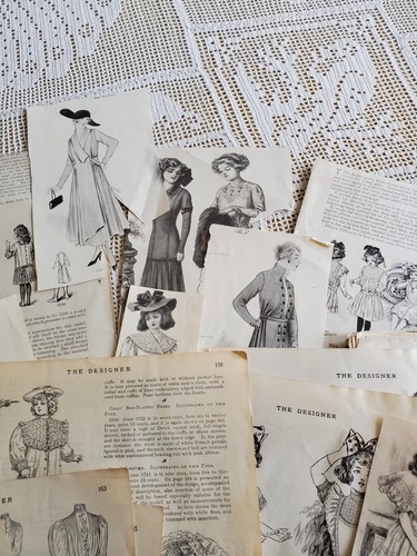 Pages From The Designer Magazine - August 1908 Fashion Publication - Bild 5 von 11