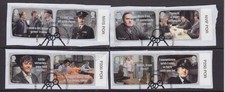 GB SG 5212-5219 USED FDI KCIII STAMP SET 2024 PORRIDGE RONNIE BARKER PAIRS