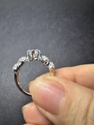 Diamonique X Jennifer Miller Sterling Silver Heart Pave Ring 9 — photo 5