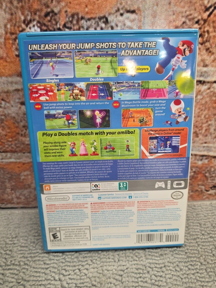 Mario Tennis Ultra Smash, Nintendo Wii U (WiiU) Near Mint, US Vers [Brand New] - Image 2 of 3