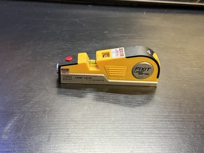 Fixit Tools Laser Level with Locking 8 foot Measuring Tape