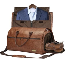 Garment Travel Duffle Bag, Large 2-in-1 Convertible Carry-on Luggage for Men ...