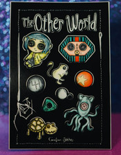 Coraline The Other World Objects Sticker Sheet Spooksieboo
