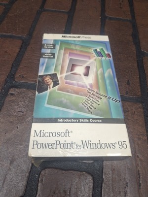 Microsoft PowerPoint For Windows 95 Vhs