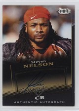 2015 Sage Hit Auto Black Steven Nelson #A112 Auto n1u