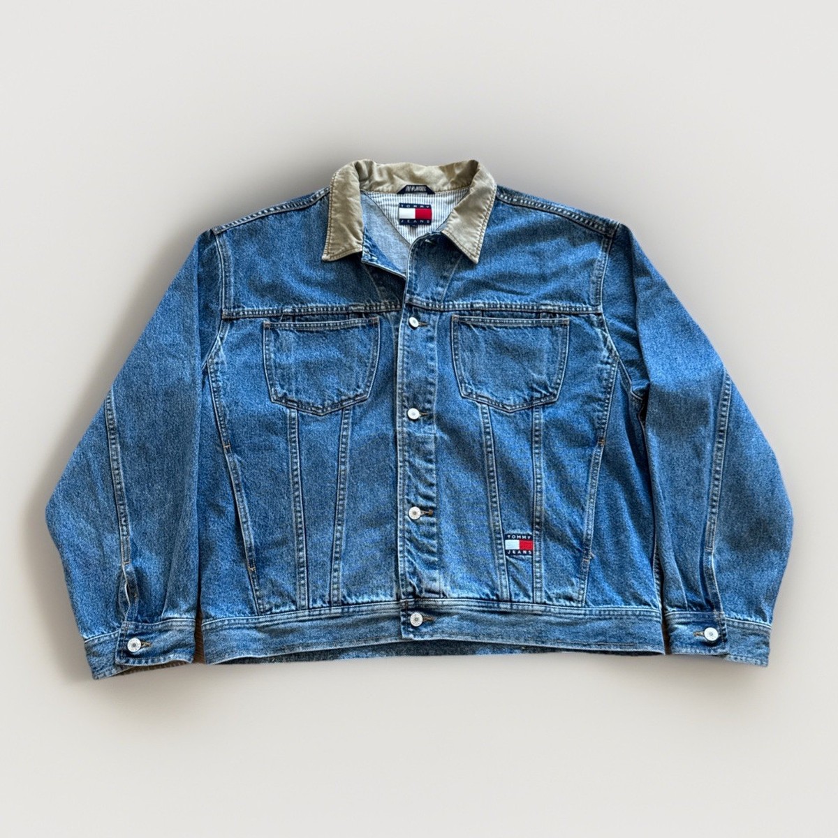 90s Vintage Tommy Hilfiger Vintage Denim Jacket Vintage Tommy
