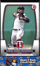 Simeon Woods Richardson 2023 Bowman #95 Minnesota Twins Rookie RC