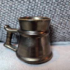 Prinknash Abbey Pottery Small Tankard Gun Metal / Pewter Luster