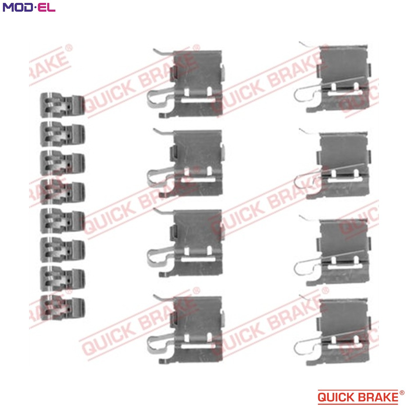 QUICK BRAKE Accessory Kit, disc brake pads TOYOTA,MAZDA,SUZUKI 109-1748 - Image 7