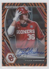 2021 Panini Prizm Draft Picks Tiger Stripes 16/25 Tyler Hardman #PDP153 Auto uk2
