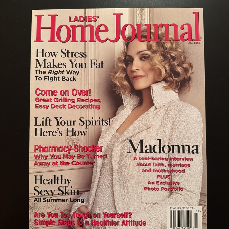 Madonna Magazine Cover Ladies Home Journal July 2005 ￼