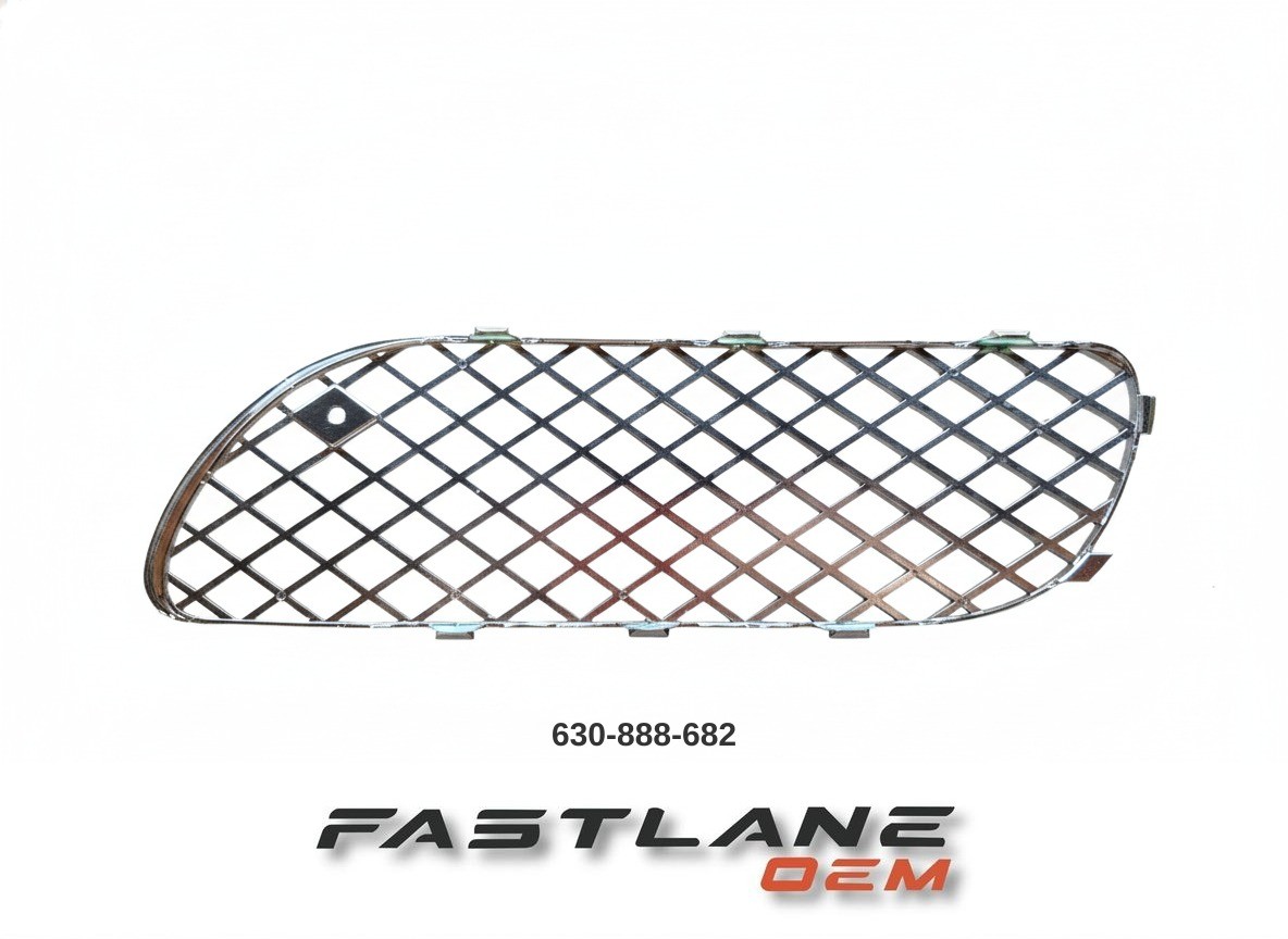 Bentley Continental GT 2004-2008 Front Right Lower Bumper grille P/N 630888682