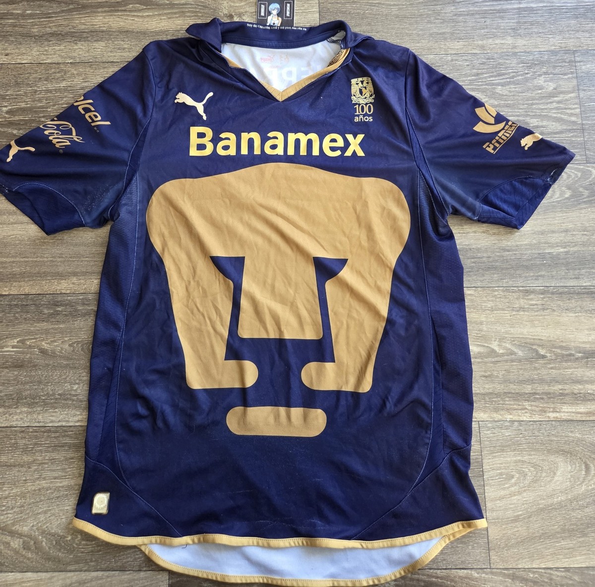 PUMA Pumas UNAM 10/11 Away 100 Years Retro Futbol Soccer Jersey