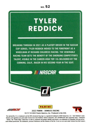 2022 Panini Donruss Racing base cards - PYC - Pick from list - Picture 83 of 313