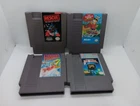 ORIGINAL Nintendo 4 Game Lot. Tested. Rescue, The Simpsons,  Cobra Tri, Cpt. Sky
