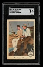 1959 Fleer Set-Break # 67 Williams, Snead Two Famous Fishermen SGC 7 NM