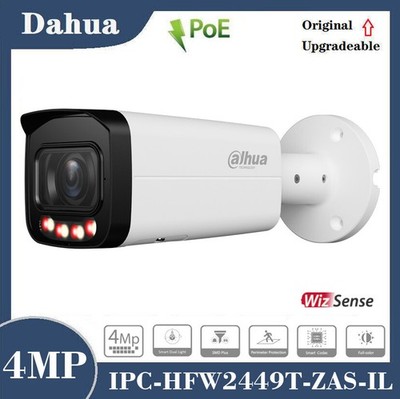Dahua IPC-HFW2449T-ZAS-IL 4MP PoE Full Color Smart Dual Light WizSense IP Kamera