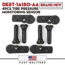 4pcs Tpms Tire Pressure Sensor De8t-1a180-aa For Transit Connect Lincoln Mercury