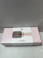 L’ange Lange 2-in-1 Titanium Brush Hair Dryer Volume 75mm Blush Styling Tool 