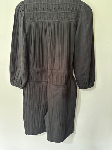 WYSE LONDON PLAYSUIT CORTA NERA IN GARZA CON COULISSE TAGLIA 1/ UK8 - Foto 5 di 11