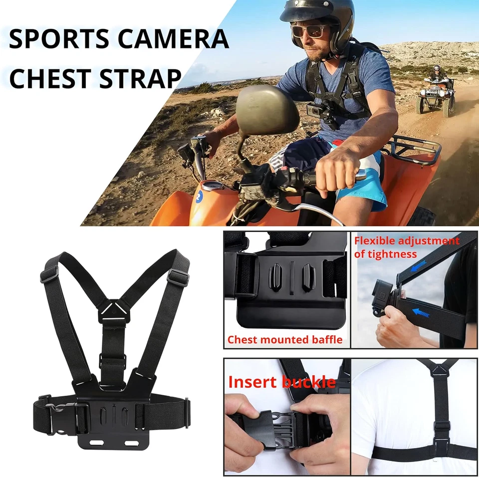 62 in One Accessories Starter Kit Compatible with Gopro Hero 12/11/10/9/8/Max/7/ - Image 2 of 4