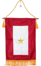 12x18 Embroidered One Star Gold Star KIA Military Service Flag 12"x18" Banner