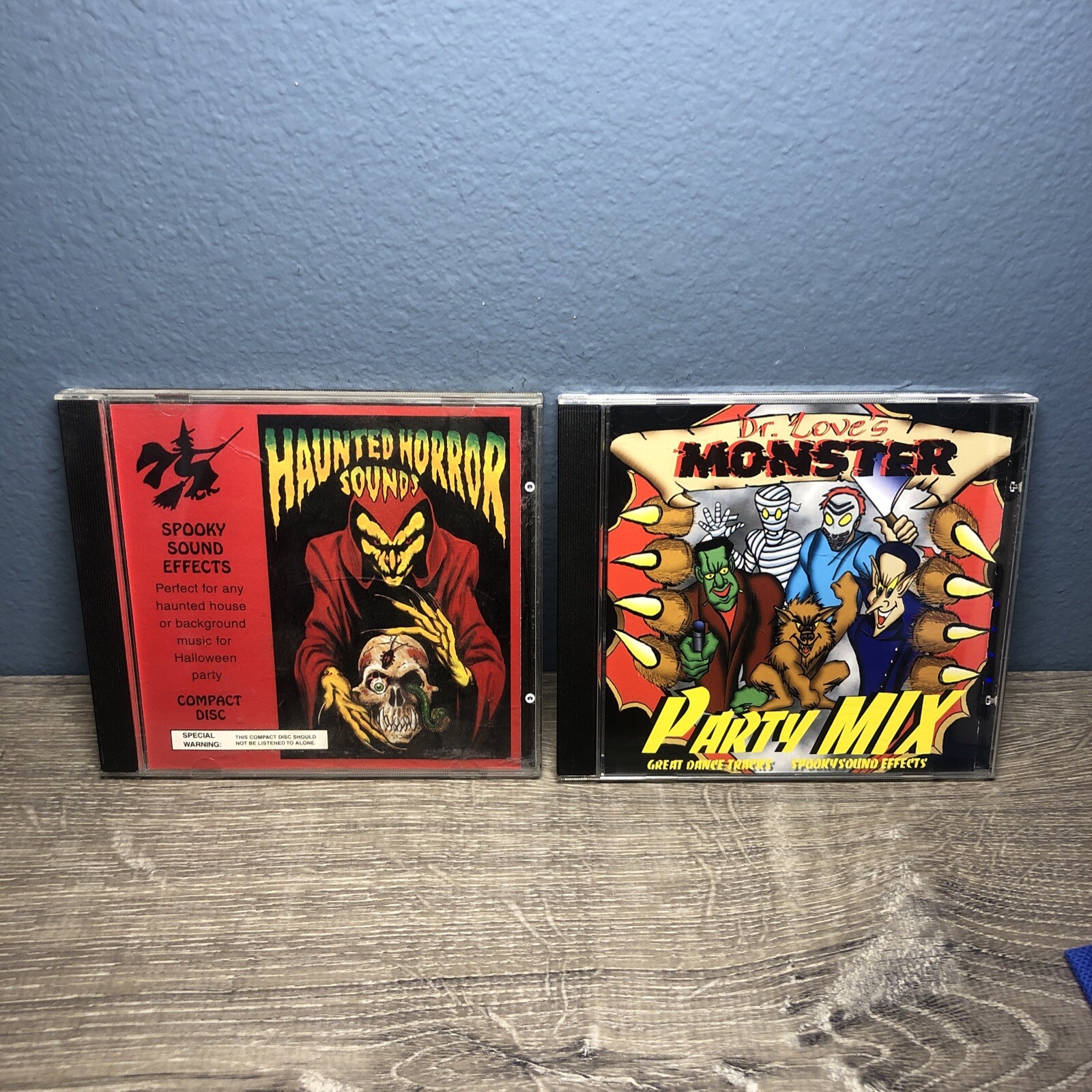 LOT OF (2) Haunted House Horror Sounds Halloween Spooky Sound Effects CDs eBay