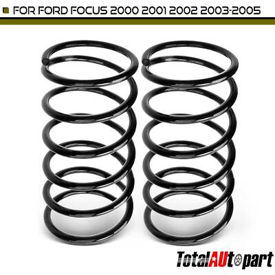 2x Coil Springs for Ford Focus 00-05 Automatic Trans Front Driver & Passenger