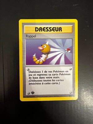 Dresseur Rappel 78/102 Set de Base Edition 1 NM