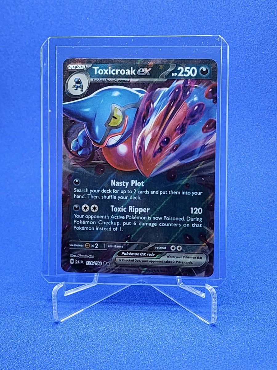 Pokemon Card - Toxicroak ex - 131/198 - SV01: Scarlet & Violet Base Set | eBay Pokemon Card - Toxicroak ex - 131/198 - SV01: Scarlet & Violet Base Set | eBay