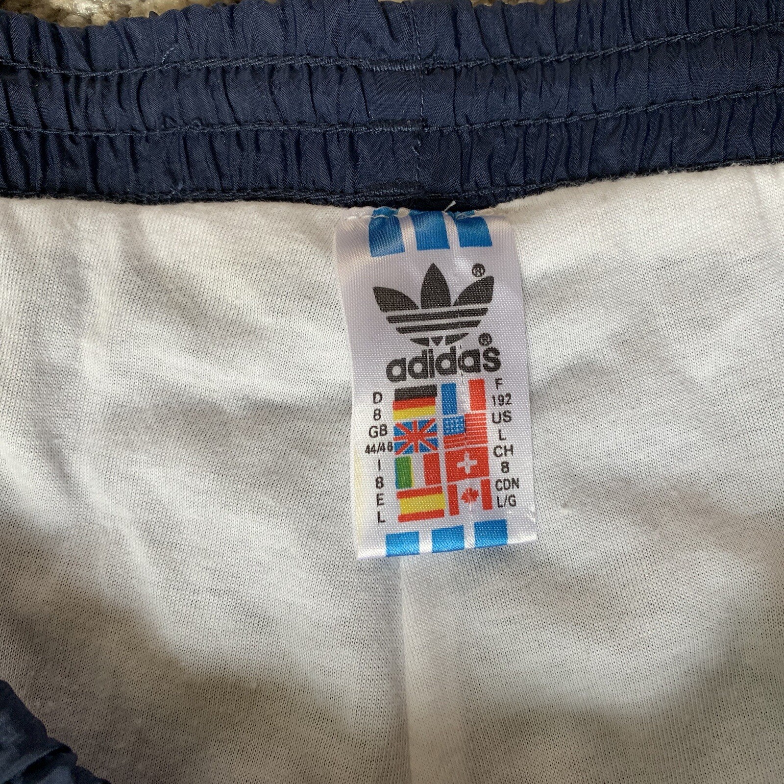 Adidas Navy Tracksuit Large Vintage image 10