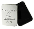 Personalised Engraved Tobacco Tin, Xmas Christmas Present, Birthday Gift, Baccy