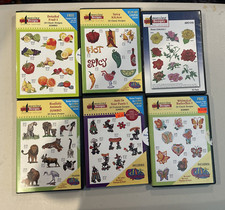 7 - Lot of 6 Amazing Designs Embroidery Designs CDs Machine Embroidery