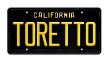 The Fast And The Furious Dodge Charger Toretto Metal Stamped License Plate