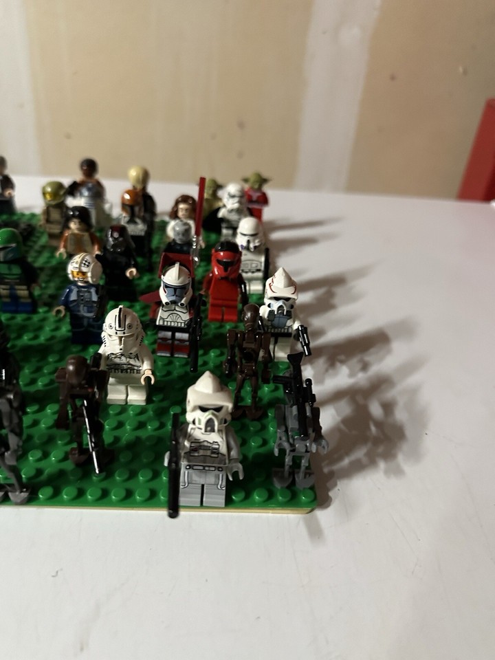Bulk Lego Star Wars 45 Minifigures Lot Clone Troopers Droids Lots of ...
