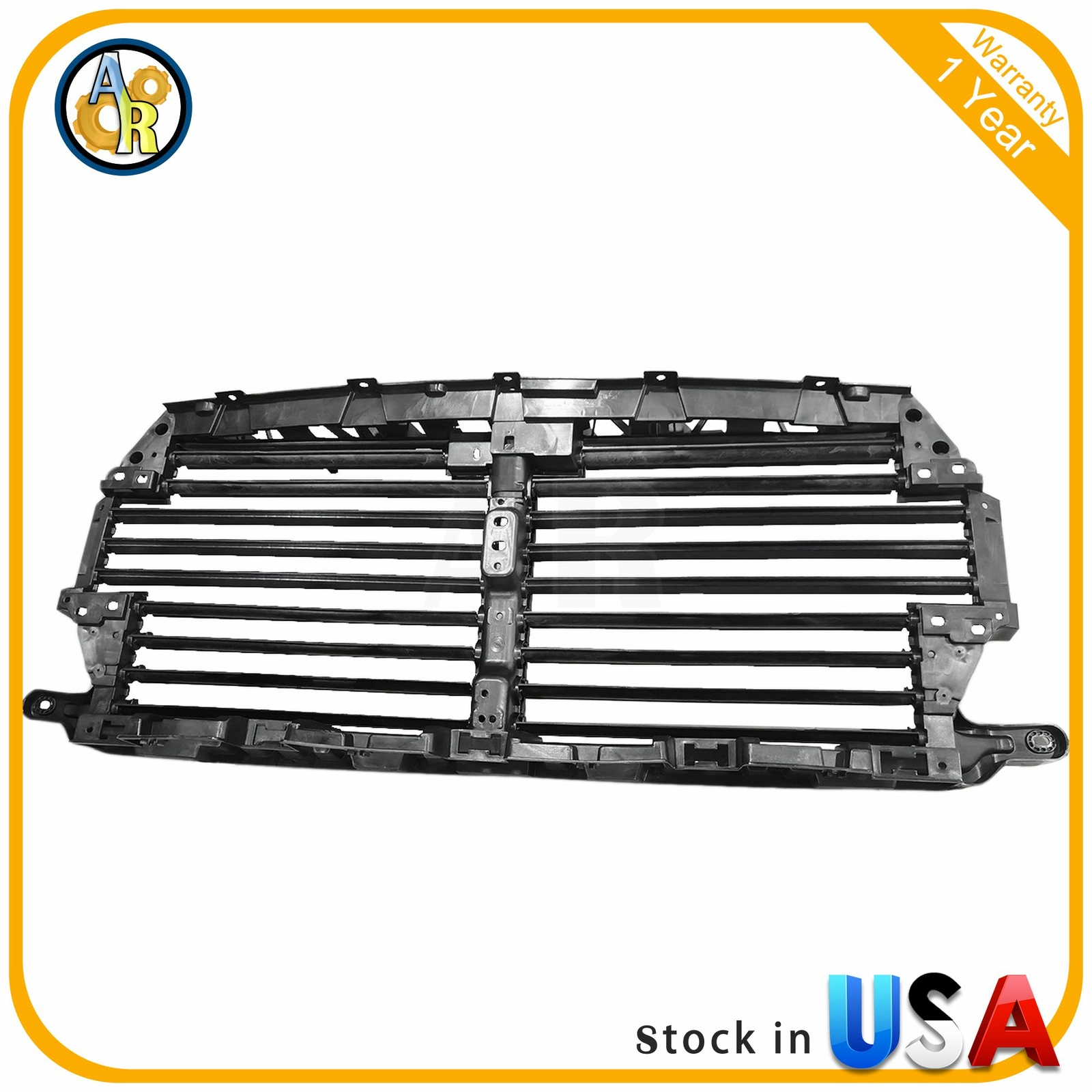 Upper Radiator Shutter Set Upper & Lower Grille Shutter Radiator Shutter For 2018 2019 2020 F ...