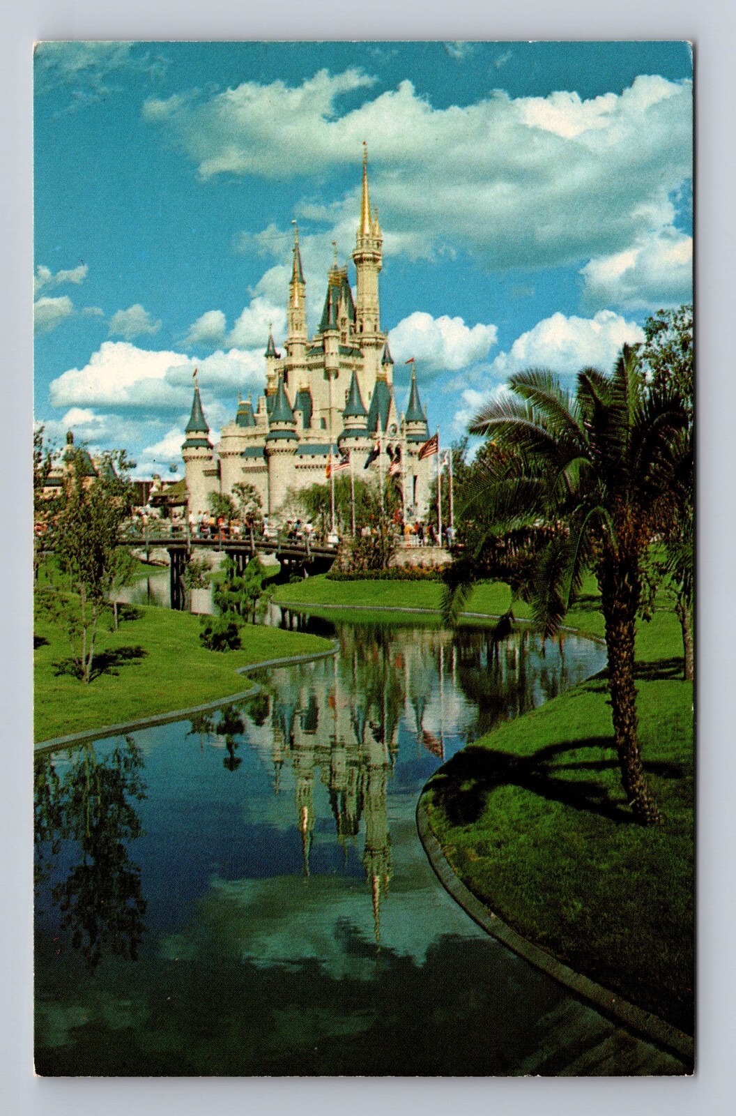 Vintage Orlando Florida Cinderella Castle Walt Disney World Postcard