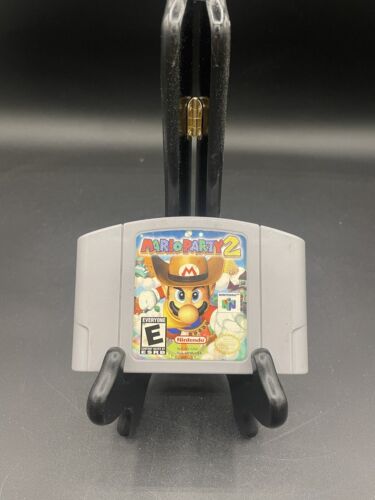 Nintendo 64 N64 Mario Party 2 Video Game Cartridge Classic Vintage - Picture 1 of 4