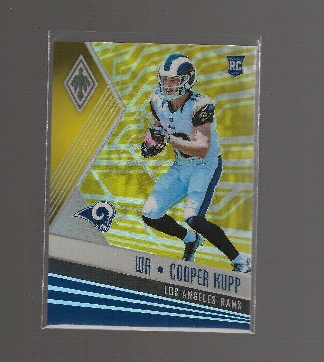 2017 Panini Phoenix Cooper Kupp Rookie Yellow Parallel #25/75 Los Angeles Rams