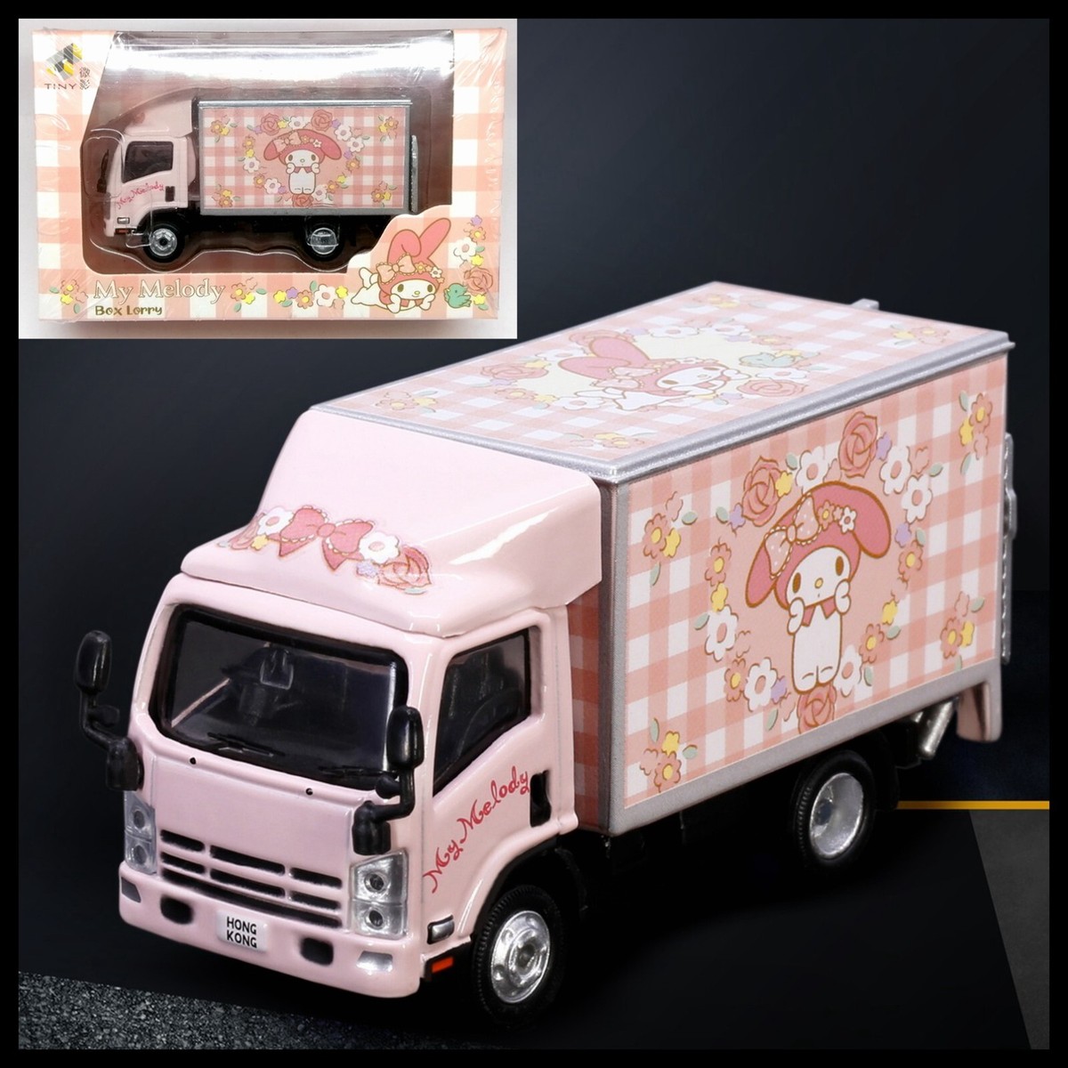 TINY MY MELODY Box Lorry Truck 1/76 NEW HONG KONG CITY | eBay