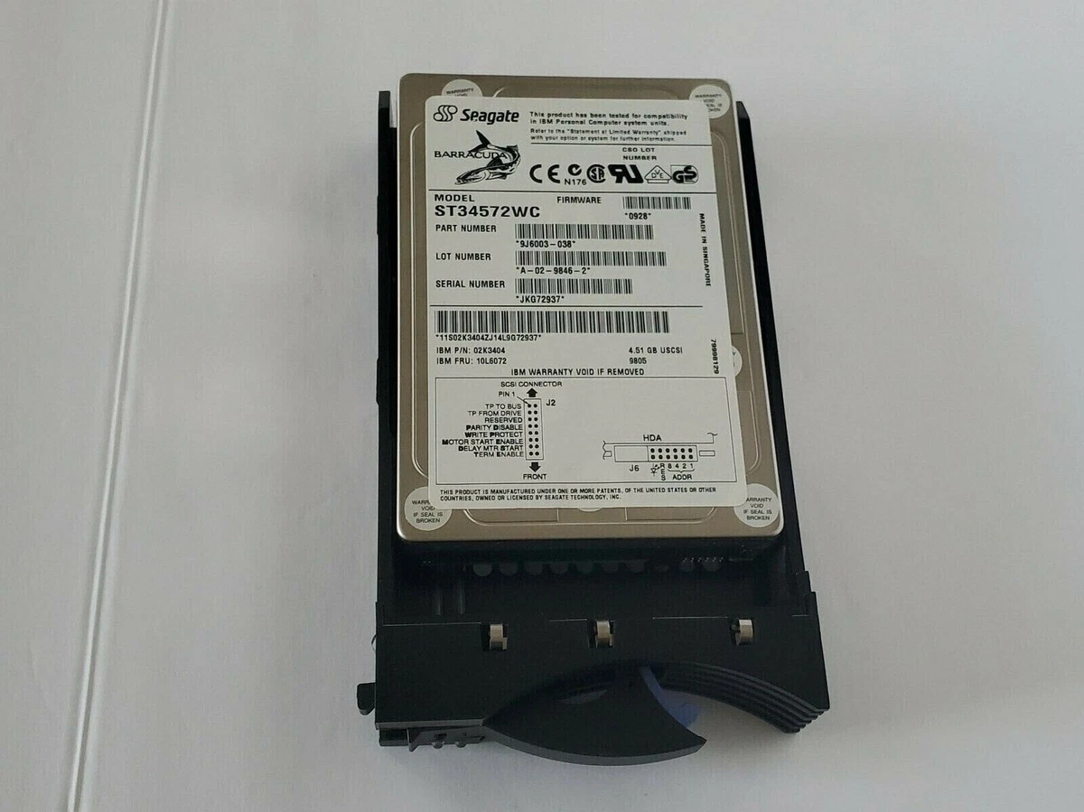 Disco Rigido IBM 08K0332 73GB SCSI 68-PIN 10000 RPM IC35L073UWDY10-0 Disco Rigido IBM 08K0332 73GB SCSI 68-PIN 10000 RPM IC35L073UWDY10-0