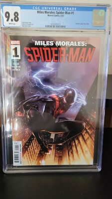 MILES MORALES SPIDER-MAN #1A CGC 9.8 1st APP OF RANEEM, RARE COMIC | eBay