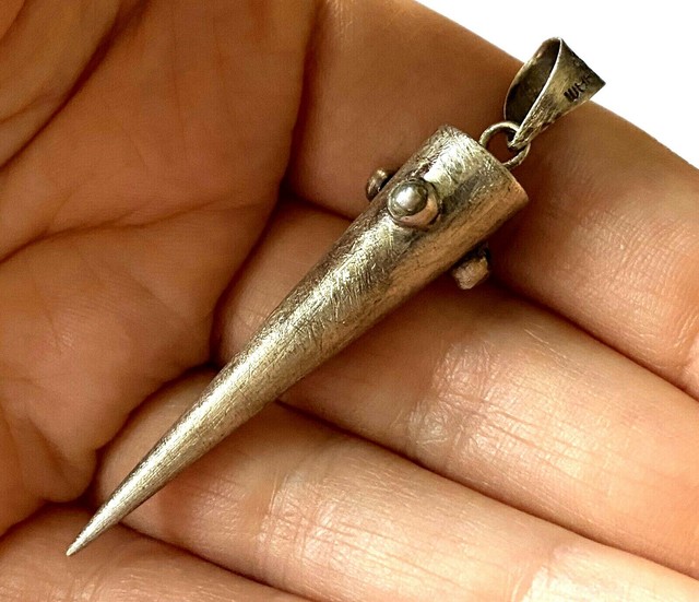 Balaam Jewelry Brushed Cone Shape 4 Freshwater Pearl Sterling 925