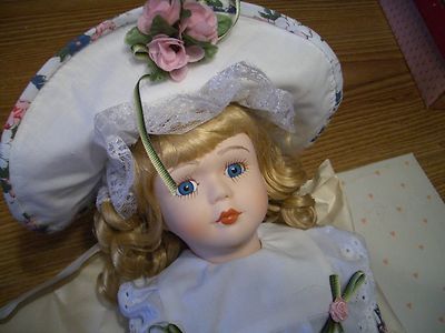 BEAUTIFUL TOMICH ROYAL HEIRLOOM 16'' PORCELAIN DOLL M/OB! FROM OVER 100+!! WOW!!