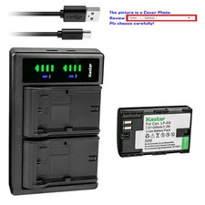 Kastar Battery LTD2 USB Charger for Canon LP-E6 LP-E6N LC-E6 Canon EOS 6D Camera