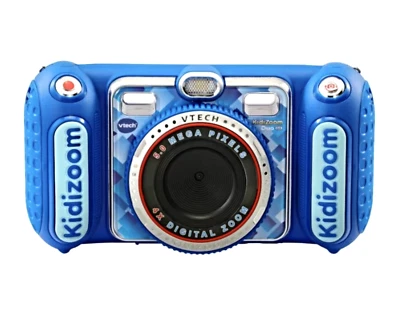 Vtech Kidizoom DuoDX Blu Macchina Fotografica 5 giochi + di 75 filtri con cuffie