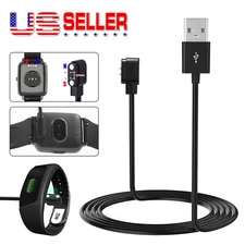 New 2-Pin Universal USB Data Charging Cable Smart Watch Magnetic Charger 2.84mm