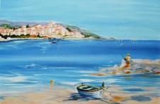 Anne-Marie BRIANTE LE PÊCHEUR 1990 lithographie signée