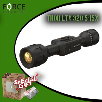 SET ATN Thor LTV 320 5-15x + FREE GIFT Target set + SD card